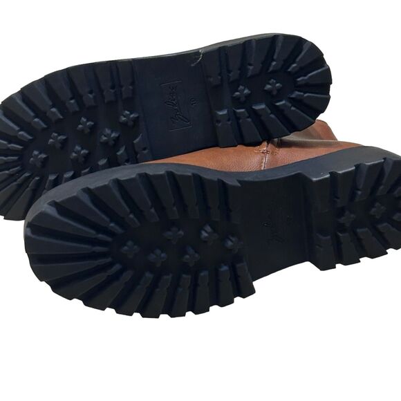 Zodiac Shiloh Chelsea Boot Womens 10 M Brown Lug Sole Zip Ankle Water Resistant - Picture 8 of 10